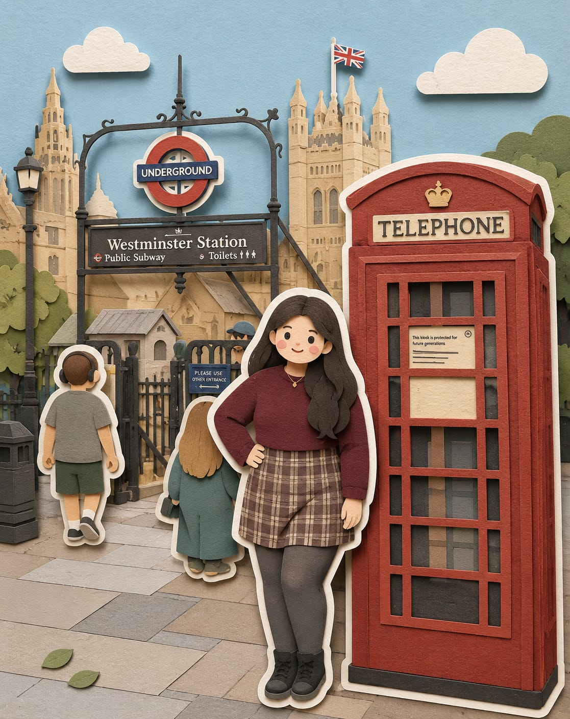Ilustração: Vanessa em Londres